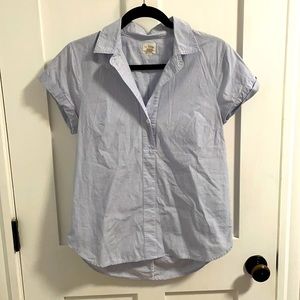 J Crew collared popover shirt